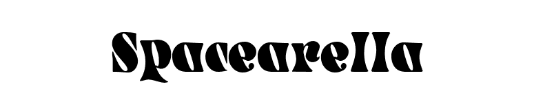 Spacearella font preview