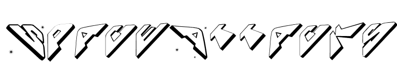 SpaceAttacks font preview