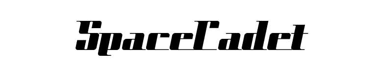 SpaceCadet font preview