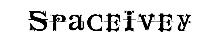 SpaceIvey font preview