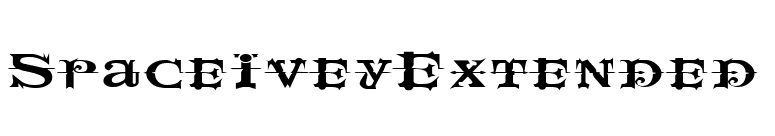 SpaceIveyExtended font preview