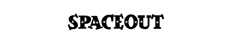 SpaceOut font preview