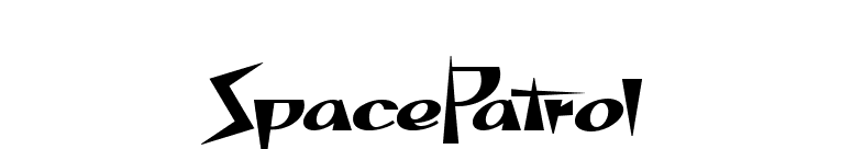 SpacePatrol font preview