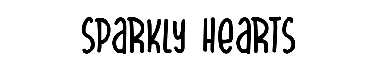 Sparkly Hearts
 font preview