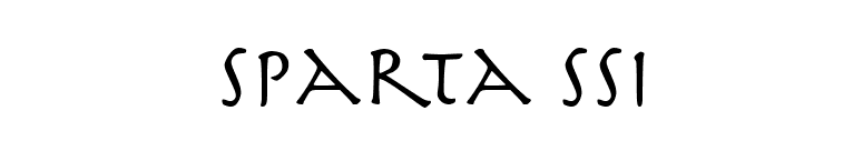 Sparta SSi font preview