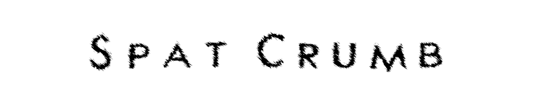 Spat Crumb font preview