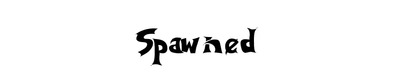 Spawned font preview