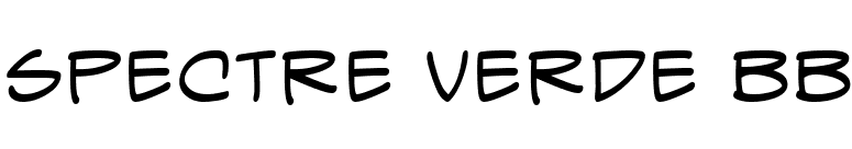 Spectre Verde BB font preview