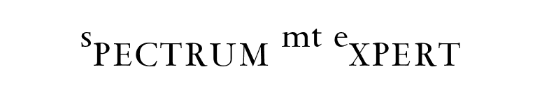 Spectrum MT Expert font preview