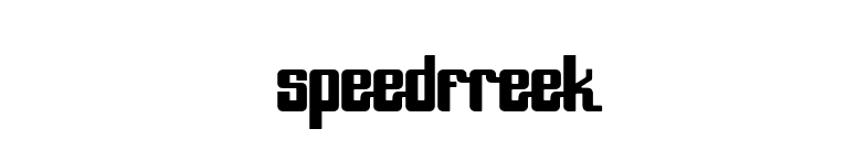 SpeedFreek font preview