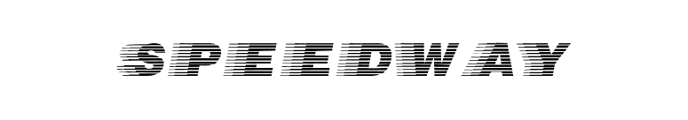 Speedway font preview