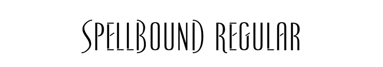Spellbound Regular font preview