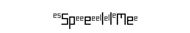 SpellMe font preview