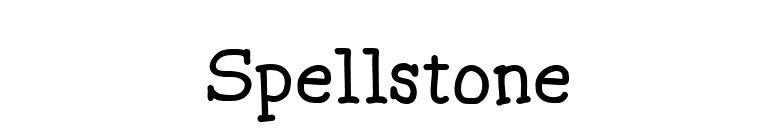 Spellstone font preview
