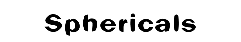 Sphericals font preview