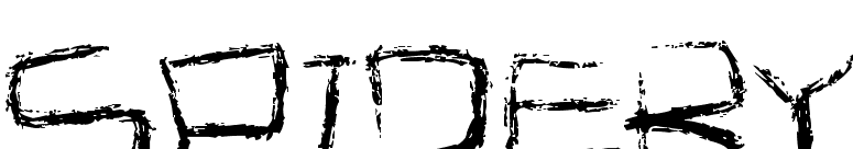 Spidery
 font preview