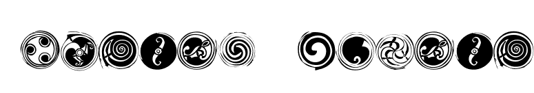 Spirals Regular font preview