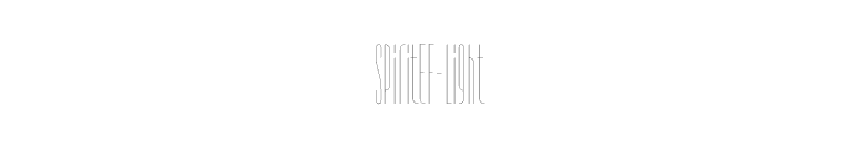 SpiritEF-Light font preview