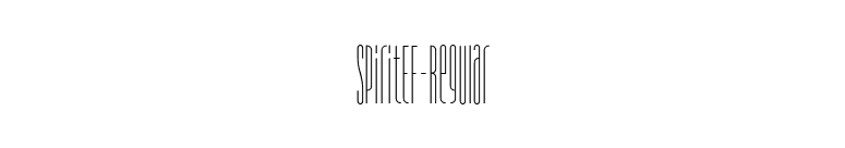 SpiritEF-Regular font preview