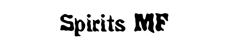 Spirits MF font preview