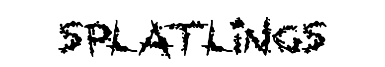 Splatlings
 font preview
