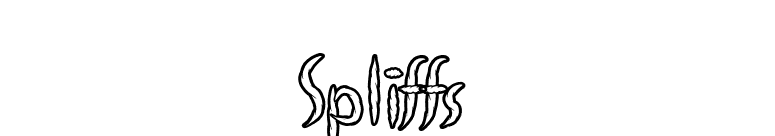 Spliffs font preview