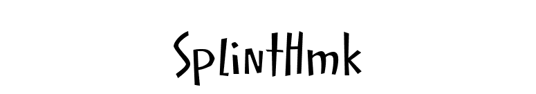 SplintHmk font preview