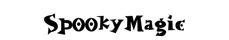 SpookyMagic font preview