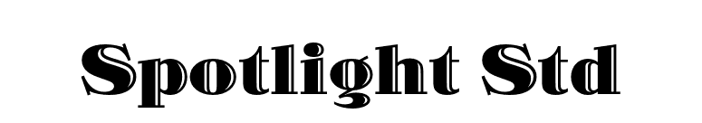 Spotlight Std font preview