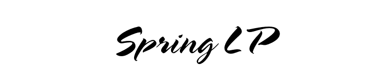 Spring LP font preview