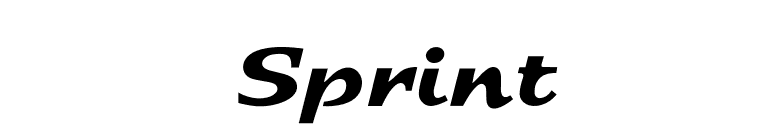 Sprint font preview