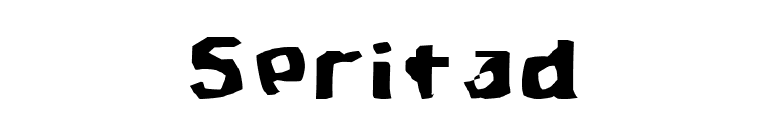 Spritad font preview