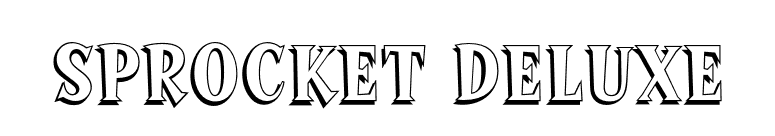 Sprocket Deluxe font preview