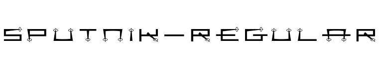 Sputnik-Regular font preview