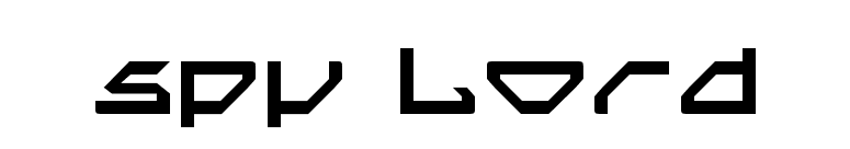 Spy Lord font preview