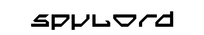 Spylord font preview