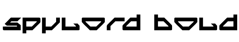 Spylord Bold font preview