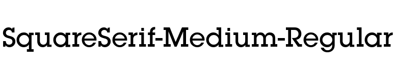 SquareSerif-Medium-Regular font preview