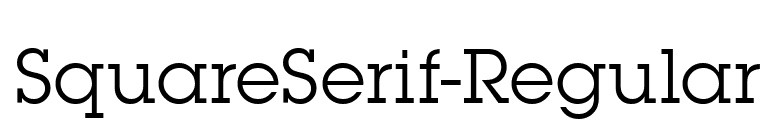 SquareSerif-Regular font preview