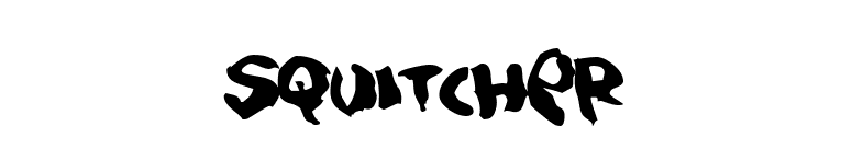 Squitcher font preview