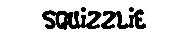 Squizzlie font preview