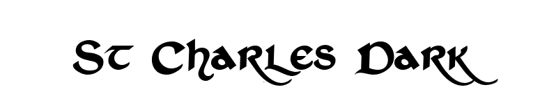 St Charles Dark font preview