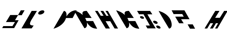ST Ferengi R font preview