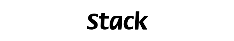 Stack font preview