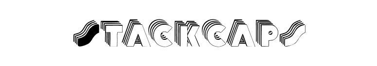 Stackcaps font preview