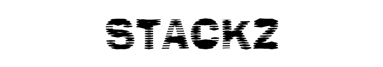 Stackz font preview