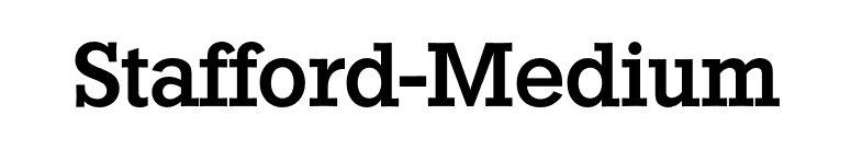Stafford-Medium font preview