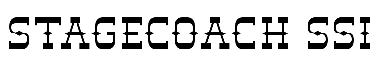 Stagecoach SSi font preview