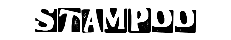 Stampoo font preview