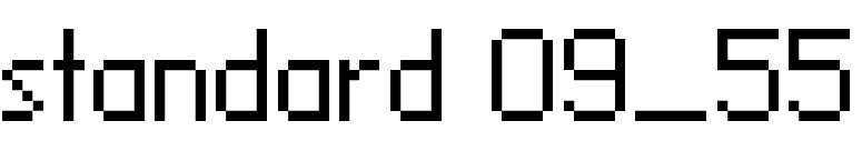 standard 09_55 font preview